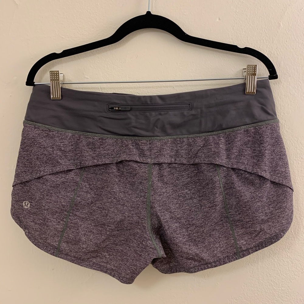 Lululemon speed up short 2.5” grey